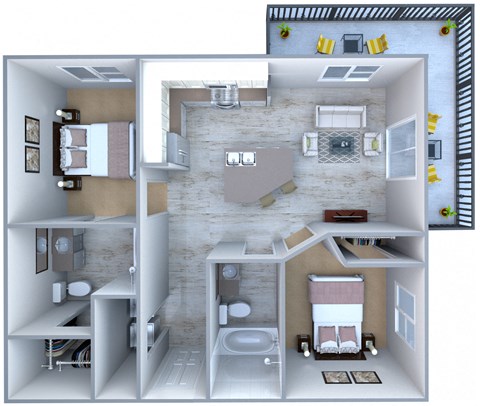 1200 N GATEWAY BLVD Studio-2 Beds Apartment for Rent - Photo Gallery 53